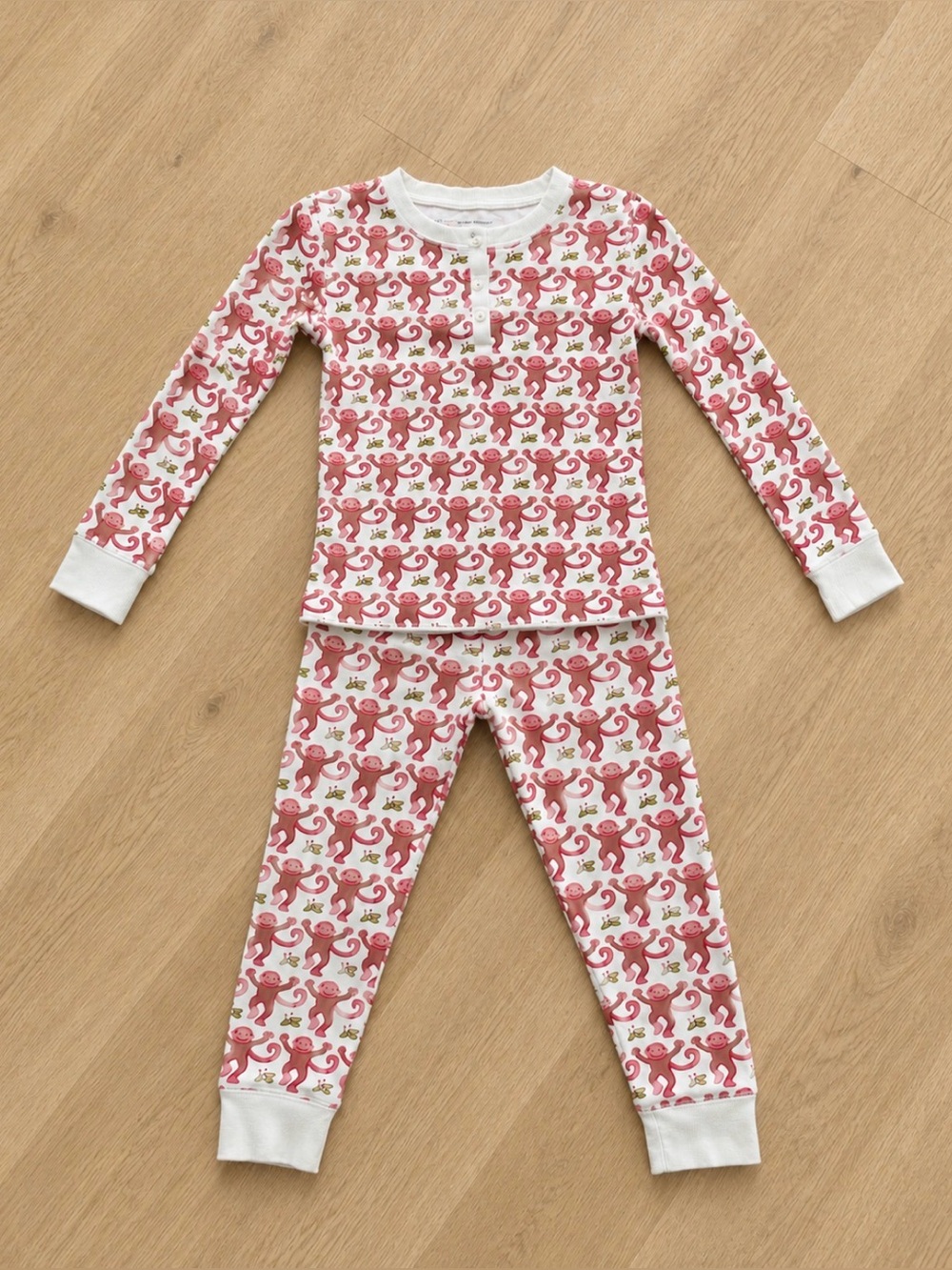 Roller Rabbit | Pink Monkey Pajamas | Girls